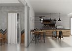 Fortesrl Monica vouwdeur in wit - 83x214 cm ., 200 cm of meer, Wit, Nieuw, 50 tot 100 cm