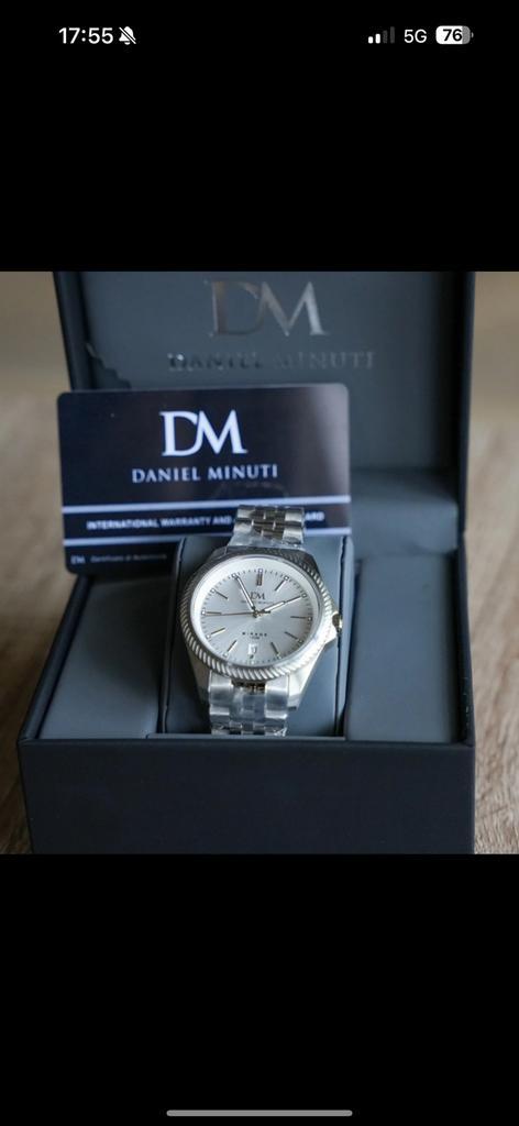 Daniel Minuti horloge, Sieraden, Tassen en Uiterlijk, Overige Accessoires, Nieuw, Ophalen of Verzenden