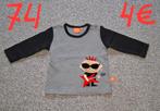 Lipfish stoer longsleeve Rockstar 74-80, Kinderen en Baby's, Ophalen of Verzenden, Jongetje, Shirtje of Longsleeve, Lipfish
