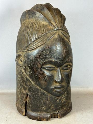 251127 Oud Afrikaans Mende Sowei Sande Society Masker beschikbaar voor biedingen