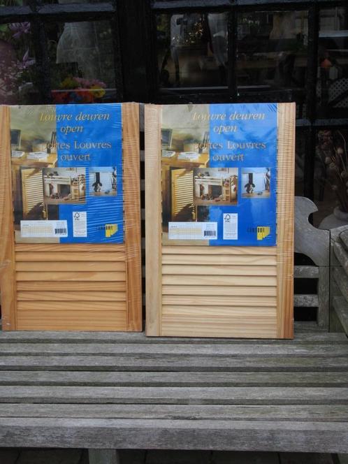 2 louvre luiken/deurtjes, Huis en Inrichting, Woonaccessoires | Kamerschermen, Nieuw, Ophalen of Verzenden