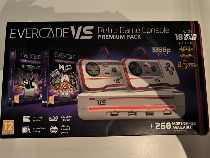 Blaze Evercade VS Premium Pack, Spelcomputers en Games, Spelcomputers | Overige, Nieuw, Ophalen of Verzenden