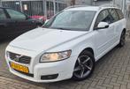 Volvo V50 2.0 D3 Geartronic Automaat 2011 Wit*Lichte schade*, Zwart, 1984 cc, Wit, Diesel