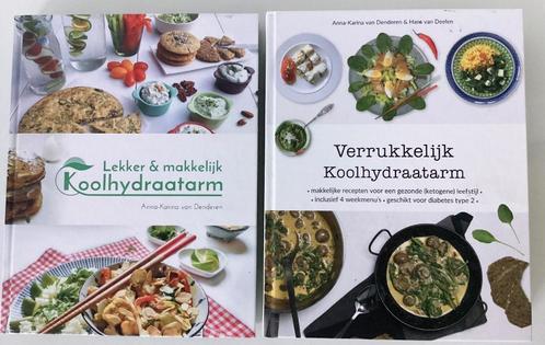 2 x Anna Karina van Denderen- Verrukkelijk Koolhydraatarm, Boeken, Kookboeken, Zo goed als nieuw, Ophalen