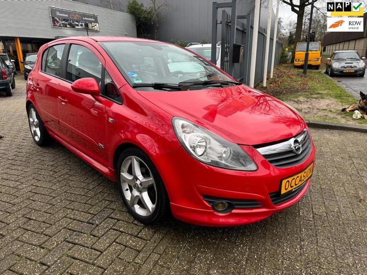 Opel Corsa 1.4-16V Sport OPC-line 5 deurs, airco, elec pakke, Auto's, Opel, Bedrijf, Te koop, Corsa, ABS, Airbags, Airconditioning