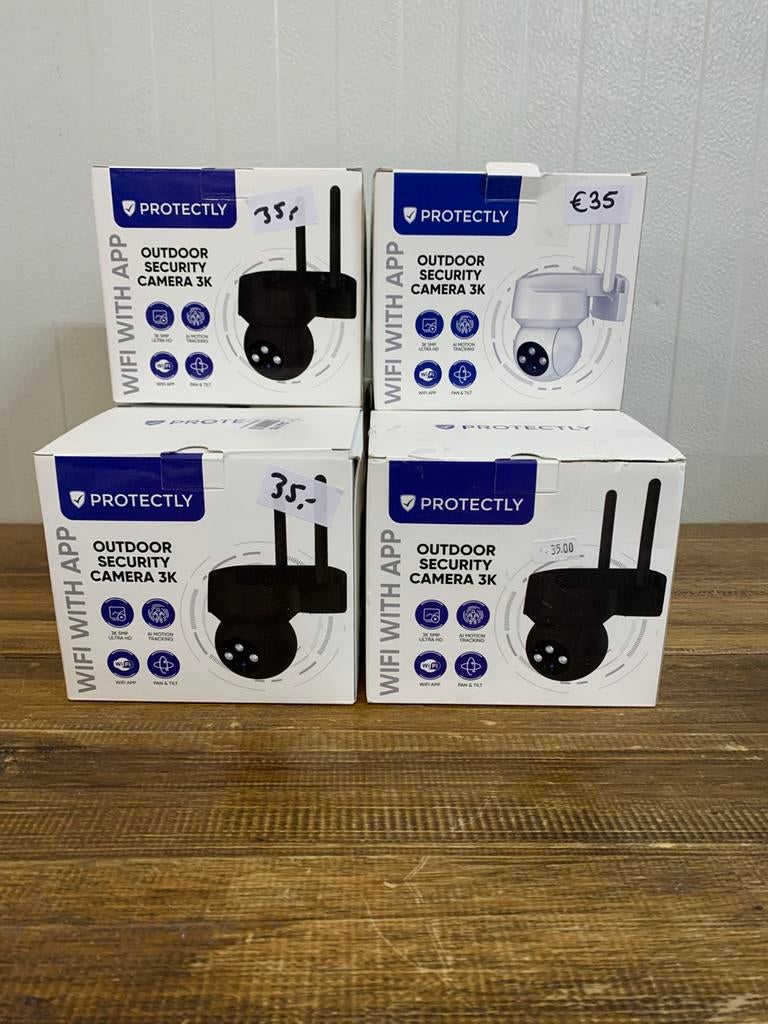 Veiligheid security buiten outdoor camera 3K van Protectly, Ophalen, Nieuw, Nb, Nb