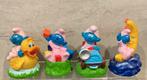 Vintage Grote Baby Smurfen 4 Stuks., Verzamelen, Smurfen, Verzenden, Gebruikt, Babysmurf