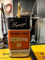 Vintage Superior Smeerolie Blik, Ophalen of Verzenden