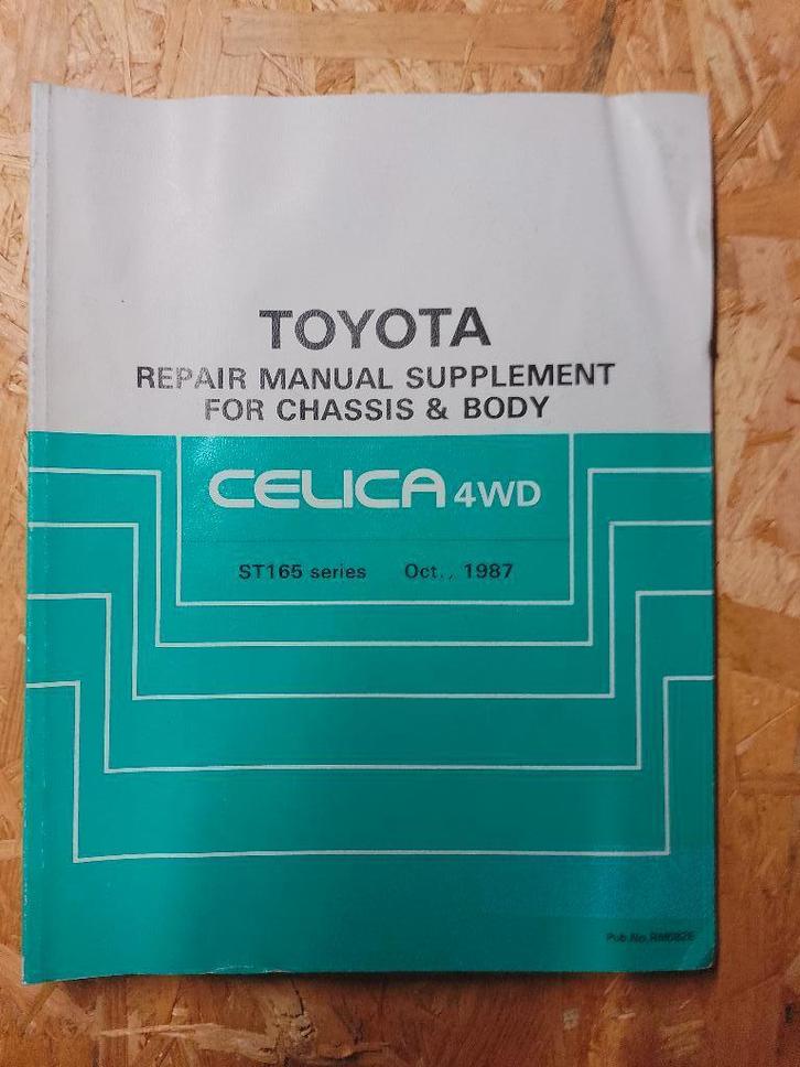 Dik garage werkplaatsboek Toyota Celica 4WD ST165 series, Auto diversen, Handleidingen en Instructieboekjes, Ophalen of Verzenden