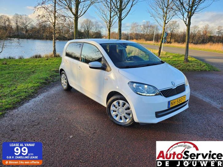 Skoda Citigo 1.0 Greentech Ambition, Auto's, Skoda, Bedrijf, Te koop, Citigo, ABS, Airbags, Alarm, Bluetooth, Boordcomputer, Centrale vergrendeling
