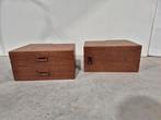 Vintage zwevende nachtkastjes deens  design, Gebruikt, Onbekend, Ophalen of Verzenden, Onbekend