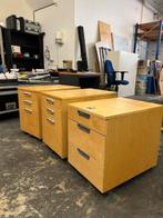 Te koop aangeboden: 3 bureau ladeblokken, Huis en Inrichting, Bureaus, Ophalen, Zo goed als nieuw, Bureau