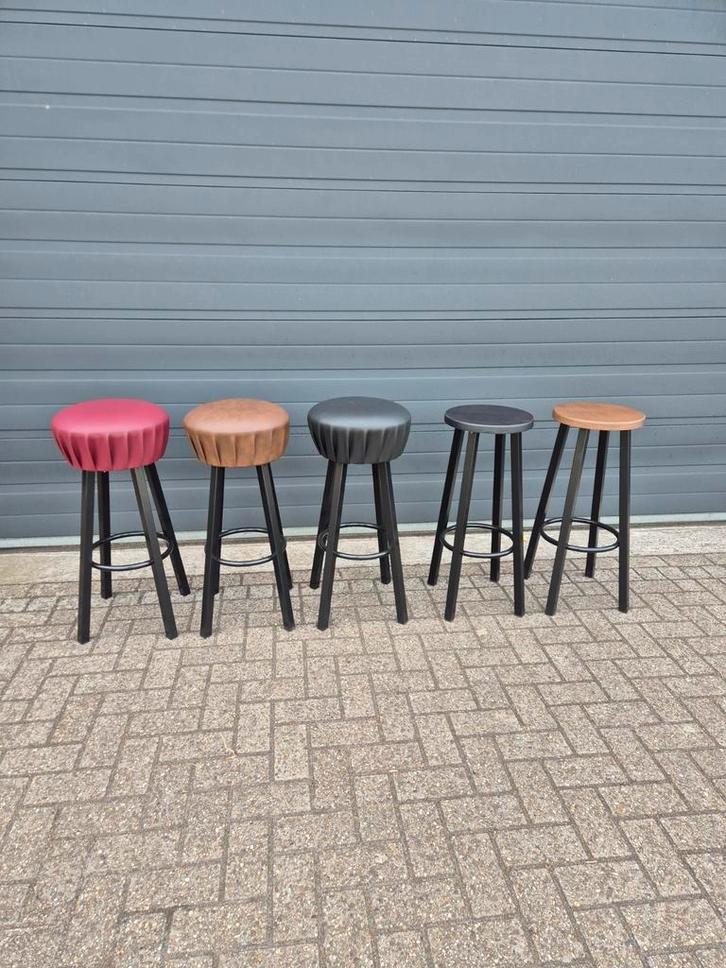 Barkrukken nieuw mancave thuisbar bar kantine horeca, Huis en Inrichting, Barkrukken, Nieuw, 60 tot 90 cm, 5 krukken of meer, Ophalen