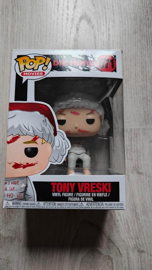 Funko Pop Tony Vreski Die Hard. KAPOT, Verzamelen, Poppetjes en Figuurtjes, Gebruikt, Ophalen of Verzenden