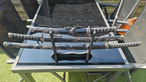 SAMOERAI ZWAARDEN, Huis en Inrichting, Woonaccessoires | Wanddecoraties, Zo goed als nieuw, Ophalen of Verzenden