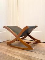 Vintage voetenbankje/ -schommel, jaren '50/'60, Minder dan 50 cm, Gebruikt, 50 tot 75 cm, Rechthoekig
