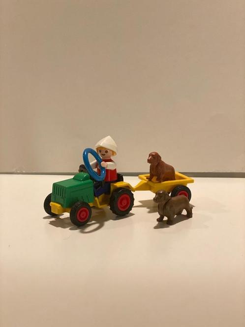 Playmobil 3715: Kind met tractor (1992), Kinderen en Baby's, Speelgoed | Playmobil, Gebruikt, Complete set, Ophalen of Verzenden