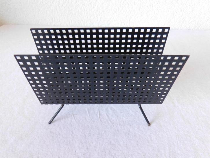 Vintage Pilastro brievenstandaard of servettenhouder, zwart, Verzamelen, Retro, Overige typen, Ophalen of Verzenden