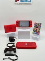 NINTENDO SWITCH NIEUW MODEL V2 MARIO KART MARIO EDITIE !, Met 2 controllers, Ophalen of Verzenden, Zo goed als nieuw, "