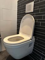 Toiletpot/WC (verkort) evt + doortrekknop en inbouwreservoir, Doe-het-zelf en Verbouw, Sanitair, Ophalen, Toilet