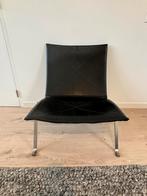 Fritz Hansen/ Poul Kjaerholm replica leren stoel. Zwart., Ophalen, Zo goed als nieuw, Zwart, Eén