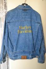 spijkerjas met Harley Davidson, maat L., Kleding | Heren, Jassen | Zomer, Maat 52/54 (L), Blauw, Ophalen of Verzenden, Zo goed als nieuw
