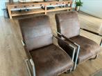 Twee stoeltjes h&h, Huis en Inrichting, Stoelen, Ophalen, Gebruikt, Twee, Bruin