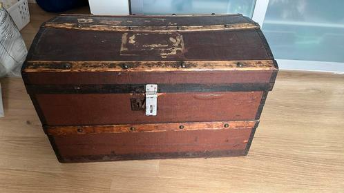 Antieke dekenkist, Huis en Inrichting, Woonaccessoires | Kisten, Gebruikt, 50 tot 75 cm, Ophalen