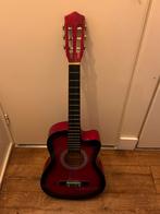 Rode Gitaar - Opnieuw Stemmen Nodig, Muziek en Instrumenten, Ophalen, Gebruikt, Klassieke of Spaanse gitaar