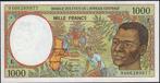 Central African States Cameroun 1000 Francs 1994, Los biljet, Ophalen of Verzenden, Overige landen