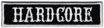 Hardcore stoffen opstrijk patch embleem #2, Motoren, Ophalen of Verzenden, Nieuw