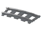 Lego Dark Bluish Gray Train, Track 9V Curve, Ophalen of Verzenden, Gebruikt, Losse stenen, Lego