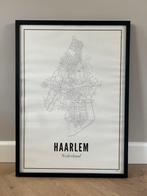 Haarlem plattegrond schilderij, Ophalen, Zo goed als nieuw, Hout, 50 tot 75 cm