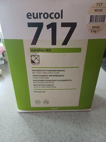 Eurocol 717 Eurofine WD Voegmortel Beige 5kg beschikbaar voor biedingen