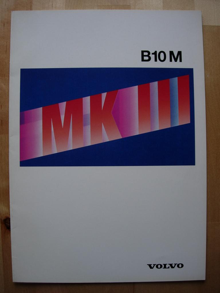 Volvo B10M Brochure 1988 - Bus B10 M, Ophalen, Volvo, Volvo, Zo goed als nieuw