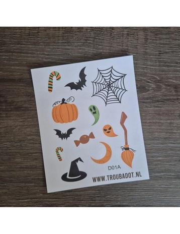 Stickervellen herfst en halloween (bujo, agenda, planner) beschikbaar voor biedingen