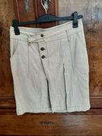 Stroke beige leren rok 38, Kleding | Dames, Rokken, Maat 38/40 (M), Beige, Ophalen of Verzenden, Zo goed als nieuw