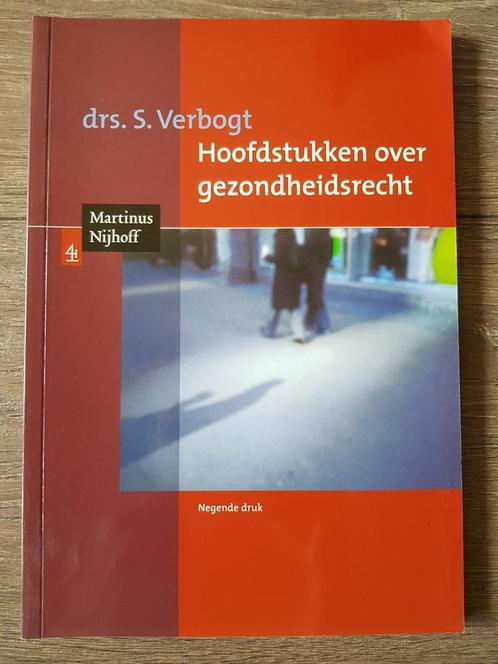 Boek : Hoofdstukken over gezondheidsrecht -- drs. S. Verbogt, Boeken, Studieboeken en Cursussen, Nieuw, HBO, Alpha, Ophalen of Verzenden