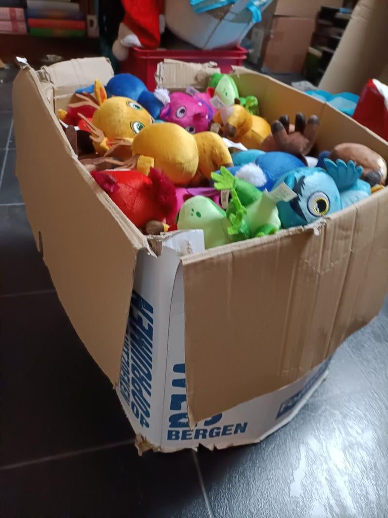 Doos vol Bos mini's lidl knuffels, Ophalen of Verzenden, Zo goed als nieuw, Overige typen