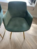 2 x Eetkamerstoel met armleuning merk Mowkan kleur FOREST, Huis en Inrichting, Stoelen, Ophalen, Gebruikt, Twee, Overige kleuren