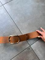 CAROLINE BISS COGNAC BRUIN ECHT LEER BREDE CEINTUUR RIEM, Kleding | Dames, Riemen en Ceinturen, Echt leder, 90 tot 100 cm, Heupriem