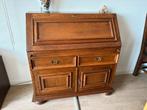 Massief Eiken Secretaire, Ophalen, Gebruikt, 100 tot 150 cm, Eikenhout