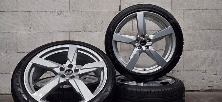 21" Audi Q5 SQ5 Audi Sport originele velgen zomerbanden 7mm, Auto-onderdelen, Banden en Velgen, Banden en Velgen, Zomerbanden