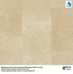Waterbestendig Tegel Laminaat Limestone 120cm X 40cm, Tegel laminaat travertin, 75 m² of meer, Beige, Nieuw