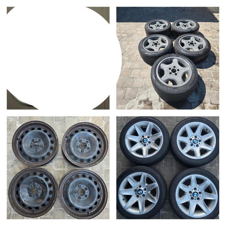 bmw velgen 3 sets, Auto-onderdelen, Banden en Velgen, Velg(en), Zomerbanden, 17 inch, 225 mm, Gebruikt, Ophalen