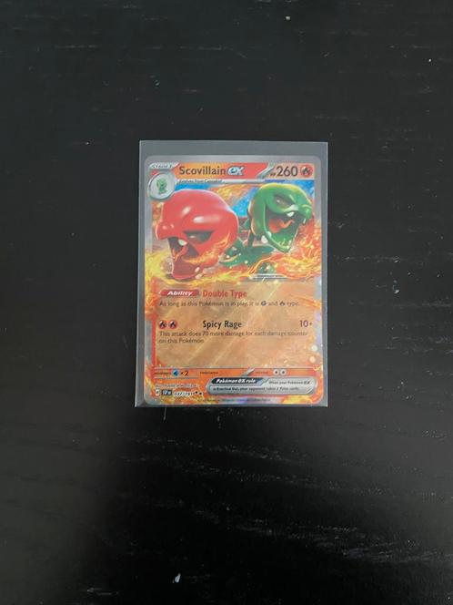 Scovillain ex #037/191 - surging sparks, Hobby en Vrije tijd, Verzamelkaartspellen | Pokémon, Zo goed als nieuw, Losse kaart, Ophalen of Verzenden