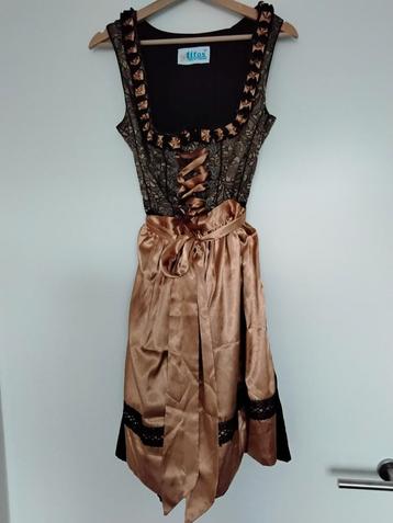 Stijlvolle Dirndl, zwart met goud van Lifos maat 40 beschikbaar voor biedingen