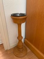 Tinnen asbak op voet, Huis en Inrichting, Woonaccessoires | Zuilen en Pilaren, Ophalen, Zo goed als nieuw