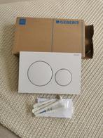 Bedieningsplaat 2 toets wit-wit mat-wit Geberit, Ophalen of Verzenden, Nieuw, Toilet
