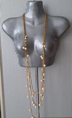 Manouk - watervalketting met cultive parels, Sieraden, Tassen en Uiterlijk, Kettingen, Overige materialen, Verzenden, Wit, Nieuw